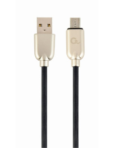 CC-USB2R-AMmBM-1M,CABLU alimentare si date GEMBIRD, pt. smartphone, USB 2.0 (T) la Micro-USB 2.0 (T), 1m, premium, cablu din cau