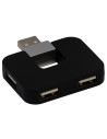 RY-SPH-316,HUB extern SPACER, porturi USB: USB 2.0 x 4, conectare prin USB 2.0, cablu 1m, negru, "SPH-316" (timbru verde 0.8 lei
