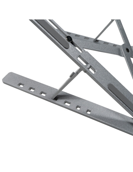 SPNS-FOLD-S,Stand Notebook Spacer 15.6", aluminiu, pliabil si ajustabil, 7 trepte de inaltime, husa de transport, "SPNS-FOLD-S"