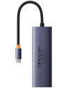 B0005280A813-00,DOCKING STATION Baseus UltraJoy 4 in 1, input USB Type-C, output 3 x USB 3.0 / 1 x LAN RJ45, gri "B0005280A813-0