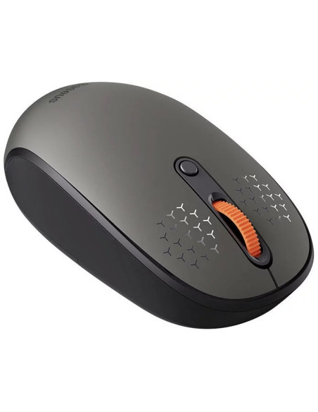 B01055503833-00,MOUSE Baseus PC sau NB wireless, 2.4GHz si Bluetooth, optic, 800/ 1200/1600 dpi,butoane/scroll 3/1, gri,"B010555