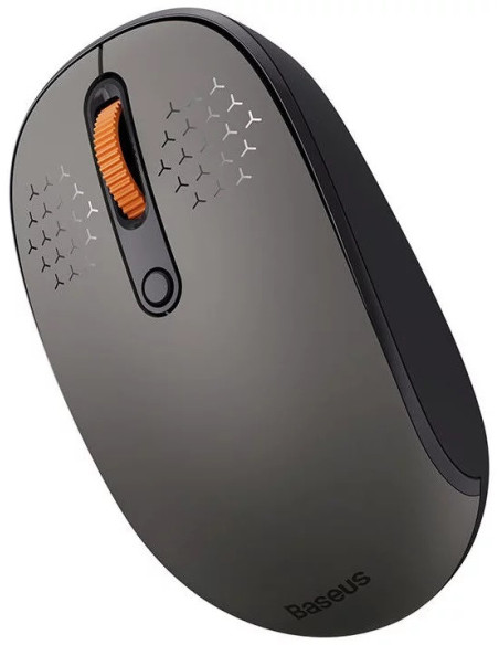 B01055503833-00,MOUSE Baseus PC sau NB wireless, 2.4GHz si Bluetooth, optic, 800/ 1200/1600 dpi,butoane/scroll 3/1, gri,"B010555