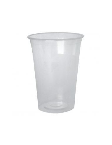 Pahare plastic transparente, 400 ml, 50 buc/set,B171220031