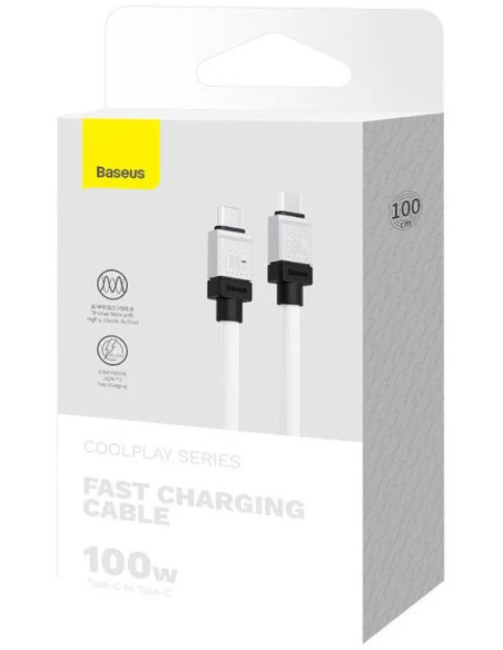 CAKW000202,CABLU alimentare si date Baseus, Fast Charging Data Cable pt. smartphone, USB Type-C (T) la USB Type-C (T), E-marker,