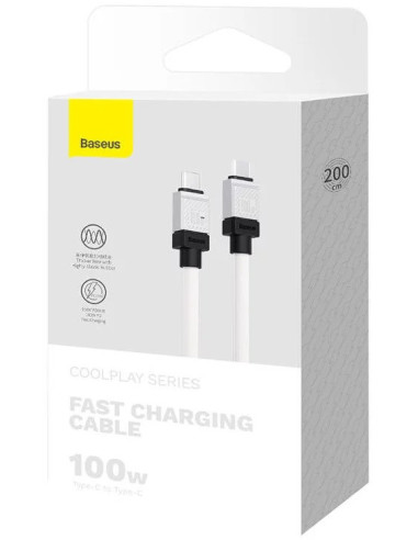 CAKW000302,CABLU alimentare si date Baseus, Fast Charging Data Cable pt. smartphone, USB Type-C (T) la USB Type-C (T), E-marker,