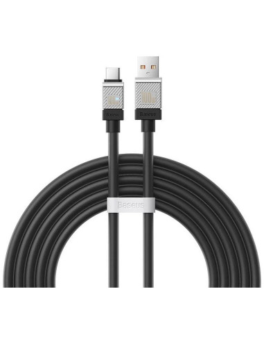 CAKW000701,CABLU alimentare si date Baseus, Fast Charging Data Cable pt. smartphone, USB (T) la USB Type-C (T), 100W, 2m, negru,