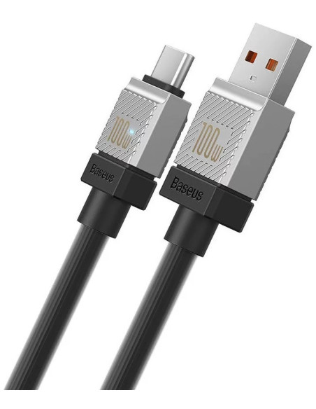 CAKW000701,CABLU alimentare si date Baseus, Fast Charging Data Cable pt. smartphone, USB (T) la USB Type-C (T), 100W, 2m, negru,