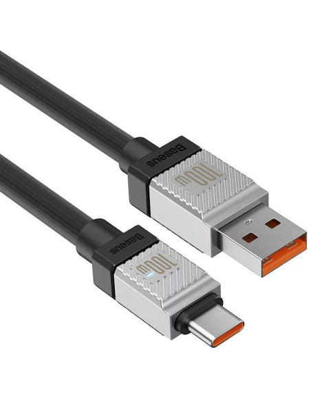 CAKW000701,CABLU alimentare si date Baseus, Fast Charging Data Cable pt. smartphone, USB (T) la USB Type-C (T), 100W, 2m, negru,
