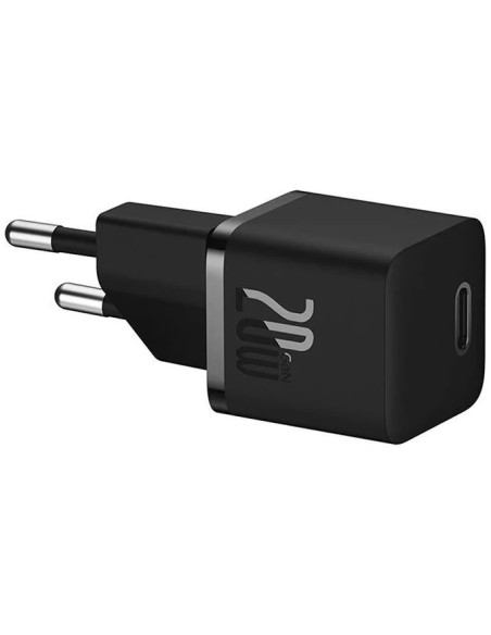 CCGN050101,INCARCATOR retea Baseus, GaN5 Fast Charger mini 20W, 1 x USB Type-C 5V/3A, negru "CCGN050101" - 6932172625313