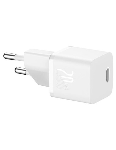 CCGN050102,INCARCATOR retea Baseus, GaN5 Fast Charger mini 20W, 1 x USB Type-C 5V/3A, alb "CCGN050102" - 6932172625320