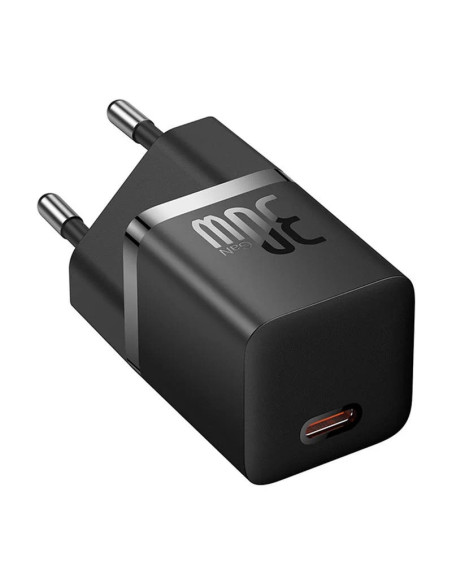 CCGN070401,INCARCATOR retea Baseus, GaN5 Fast Charger 30W, 1 x USB Type-C 5V/3A, negru "CCGN070401" - 6932172624439
