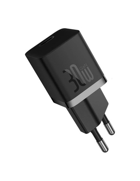 CCGN070401,INCARCATOR retea Baseus, GaN5 Fast Charger 30W, 1 x USB Type-C 5V/3A, negru "CCGN070401" - 6932172624439