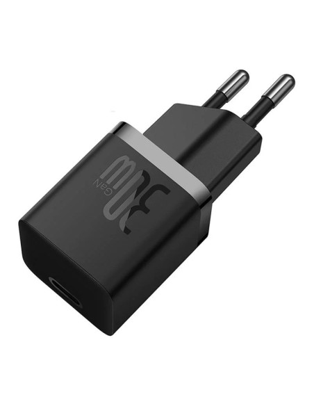 CCGN070401,INCARCATOR retea Baseus, GaN5 Fast Charger 30W, 1 x USB Type-C 5V/3A, negru "CCGN070401" - 6932172624439
