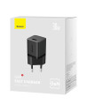 CCGN070401,INCARCATOR retea Baseus, GaN5 Fast Charger 30W, 1 x USB Type-C 5V/3A, negru "CCGN070401" - 6932172624439
