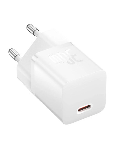 CCGN070502,INCARCATOR retea Baseus, GaN5 Fast Charger 30W, 1 x USB Type-C 5V/3A, alb "CCGN070502" - 6932172624446