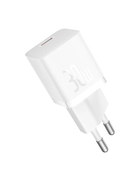 CCGN070502,INCARCATOR retea Baseus, GaN5 Fast Charger 30W, 1 x USB Type-C 5V/3A, alb "CCGN070502" - 6932172624446