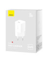 CCGN070502,INCARCATOR retea Baseus, GaN5 Fast Charger 30W, 1 x USB Type-C 5V/3A, alb "CCGN070502" - 6932172624446