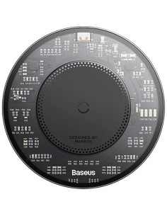 CCJJ050001,INCARCATOR wireless Baseus Simple Qi 15W, compatibilitate smartphones, cablu Type-C la Type-C 1m inclus, negru "CCJJ0 2
