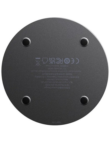 CCJJ050001,INCARCATOR wireless Baseus Simple Qi 15W, compatibilitate smartphones, cablu Type-C la Type-C 1m inclus, negru "CCJJ0