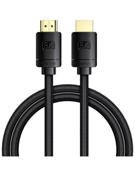 WKGQ040101,CABLU video Baseus High Definition, HDMI (T) la HDMI (T), versiunea 2.1, rezolutie maxima 8K UHD (7680 x 4320) la 60 