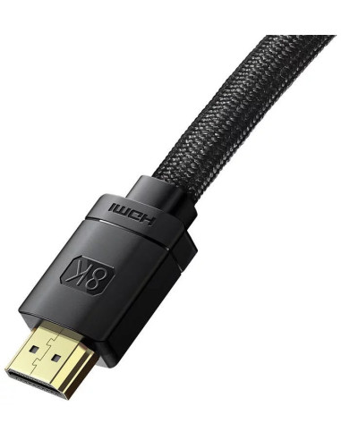 WKGQ040201,CABLU video Baseus High Definition, HDMI (T) la HDMI (T), versiunea 2.1, rezolutie maxima 8K UHD (7680 x 4320) la 60 