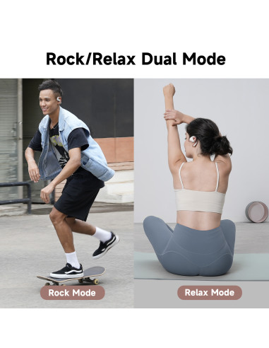 OpenRock-S-Cream,Casca OneOdio wireless, tip butoni - TWS, utilizare smartphone, conectare prin Bluetooth 5.3, difuzor 16.2 mm, 