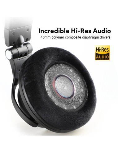 Monitor-80,Casca OneOdio cu fir detasabil, tip over ear, utilizare profesionala, multimedia, conectare prin Jack 3.5 mm, difuzor