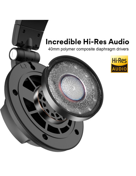 Monitor-80,Casca OneOdio cu fir detasabil, tip over ear, utilizare profesionala, multimedia, conectare prin Jack 3.5 mm, difuzor