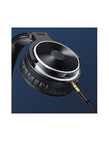 Pro10-Black,Casca OneOdio cu fir detasabil, tip over ear, utilizare profesionala, DJ, conectare prin Jack 3.5 mm | Jack 6.35 mm,