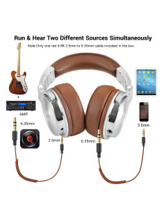 Pro30,Casca OneOdio cu fir detasabil, tip over ear, utilizare profesionala, DJ, conectare prin Jack 3.5 mm | Jack 6.35 mm, difuz 2