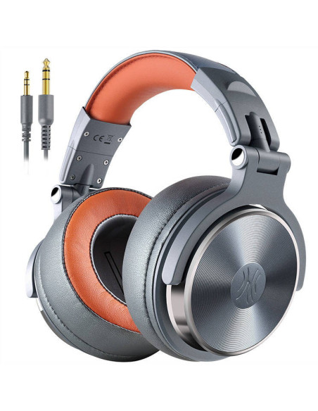 Pro50-Deep-Grey,Casca OneOdio cu fir detasabil, tip over ear, utilizare profesionala, DJ, conectare prin Jack 3.5 mm | Jack 6.35
