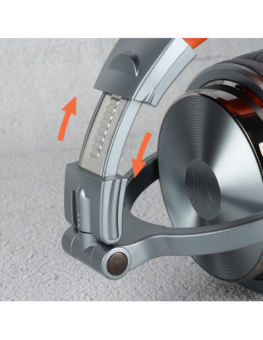 Pro50-Deep-Grey,Casca OneOdio cu fir detasabil, tip over ear, utilizare profesionala, DJ, conectare prin Jack 3.5 mm | Jack 6.35