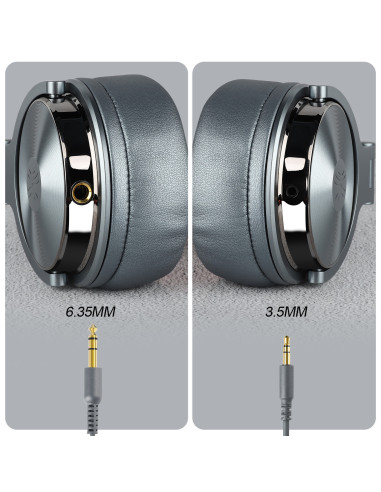 Pro50-Deep-Grey,Casca OneOdio cu fir detasabil, tip over ear, utilizare profesionala, DJ, conectare prin Jack 3.5 mm | Jack 6.35