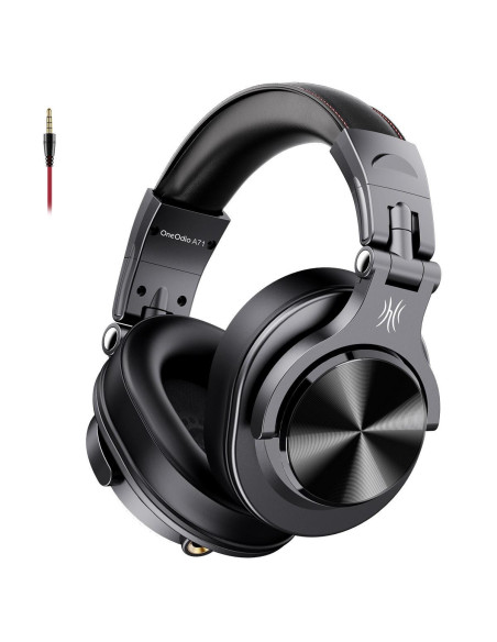 A71M-Black,Casca OneOdio cu fir detasabil, tip over ear, utilizare profesionala, DJ, multimedia, conectare prin Jack 3.5 mm | Ja