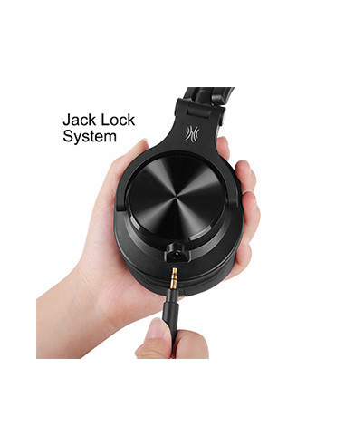 A71M-Black,Casca OneOdio cu fir detasabil, tip over ear, utilizare profesionala, DJ, multimedia, conectare prin Jack 3.5 mm | Ja