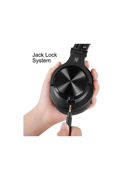 A71M-Black,Casca OneOdio cu fir detasabil, tip over ear, utilizare profesionala, DJ, multimedia, conectare prin Jack 3.5 mm | Ja