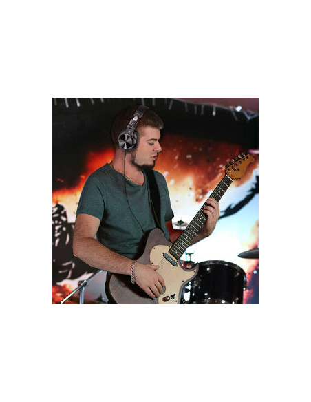 A71M-Black,Casca OneOdio cu fir detasabil, tip over ear, utilizare profesionala, DJ, multimedia, conectare prin Jack 3.5 mm | Ja