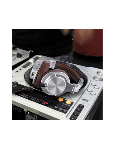 A71-Brown,Casca OneOdio cu fir detasabil, tip over ear, utilizare profesionala, DJ, multimedia, conectare prin Jack 3.5 mm | Jac