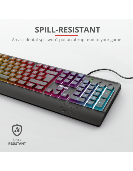 Tastatura Ziva Gaming Rainbow LED Keyboard, neagra,TR-23697