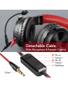 Pro-M,Casca OneOdio wireless, cu fir, tip over ear, utilizare multimedia, conectare prin Bluetooth 5.0 | Jack 3.5 mm | Jack 6.35