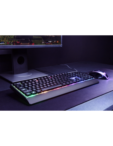 Tastatura Ziva Gaming Rainbow LED Keyboard, neagra,TR-23697