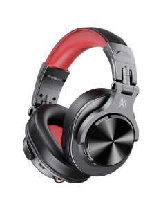 Fusion-A70-Red,Casca OneOdio wireless, cu fir, tip over ear, utilizare multimedia, DJ, conectare prin Bluetooth 5.2 | Jack 3.5 m