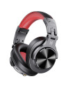 Fusion-A70-Red,Casca OneOdio wireless, cu fir, tip over ear, utilizare multimedia, DJ, conectare prin Bluetooth 5.2 | Jack 3.5 m