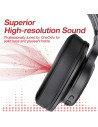 Fusion-A70-Red,Casca OneOdio wireless, cu fir, tip over ear, utilizare multimedia, DJ, conectare prin Bluetooth 5.2 | Jack 3.5 m