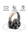 Fusion-A70-Black-Gold,Casca OneOdio wireless, cu fir, tip over ear, utilizare multimedia, DJ, conectare prin Bluetooth 5.2 | Jac