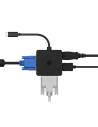 IB-DK1104-C,DOCKING Station Icy Box universal, 4-in-1, conectare PC USB Type C, USB-C x 1, porturi video HDMI x 1, DP x 1, DVI x