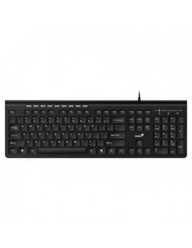 Tastatura Genius SlimStar 230 Keyboard, neagra,G-31310010400