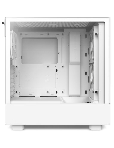 CC-H51FW-R1,Carcasa NZXT H5 Flow RGB White, Fara Sursa "CC-H51FW-R1"