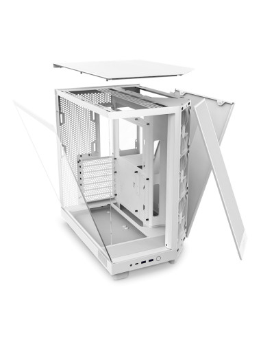 CC-H61FW-01,Carcasa NZXT H6 Flow White, Fara sursa "CC-H61FW-01"