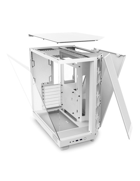 CC-H61FW-01,Carcasa NZXT H6 Flow White, Fara sursa "CC-H61FW-01"